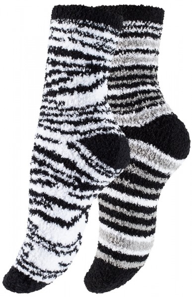 8 Paar flauschige Kuschelsocken - Homesocks