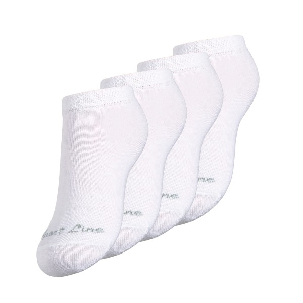 8 Pair kids ankle socks in white