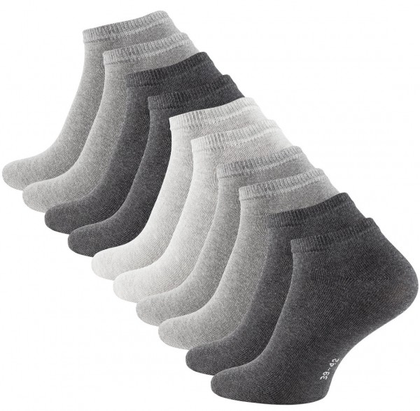 10 Pairs of STARK SOUL Essential Cotton Ankle Socks