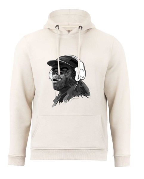 "Monkey mit Kopfhörer" Hoodie