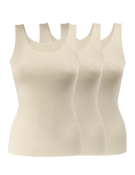 Women's / Ladies Microfibre Seamless Vest-Shirt-Undershirt