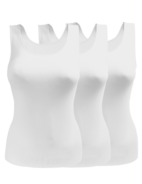 Women's / Ladies Microfibre Seamless Vest-Shirt-Undershirt