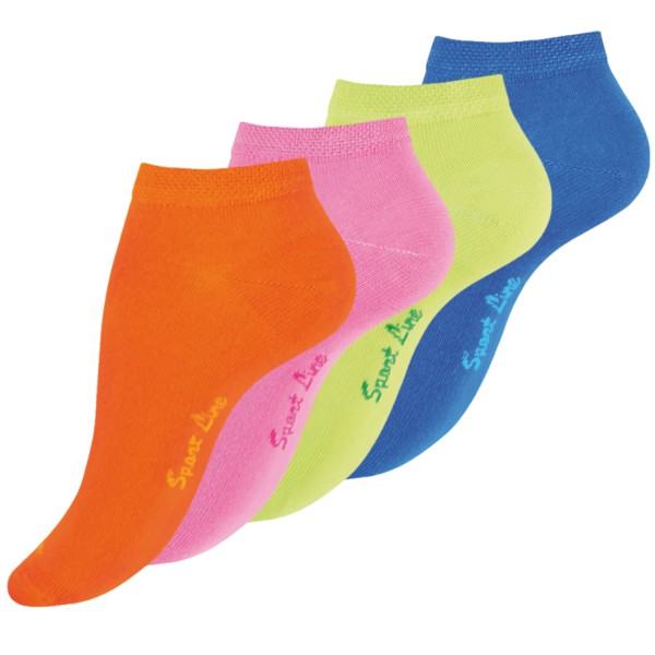 8 Paar SPORT LINE - Damen Sneaker Socken