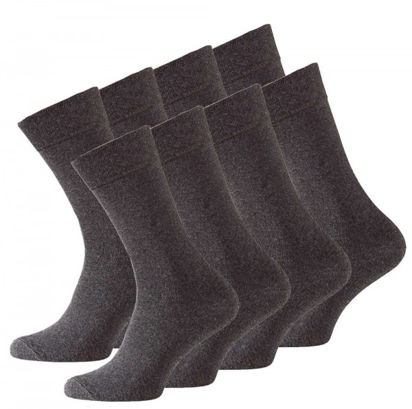 8 Paar Herren Baumwoll Socken Ohne Gummibund In Anthrazitgünstig Cottonprimede 3234